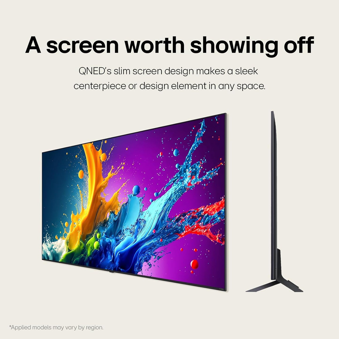 LG Television 55" Black 55QNED80TUC