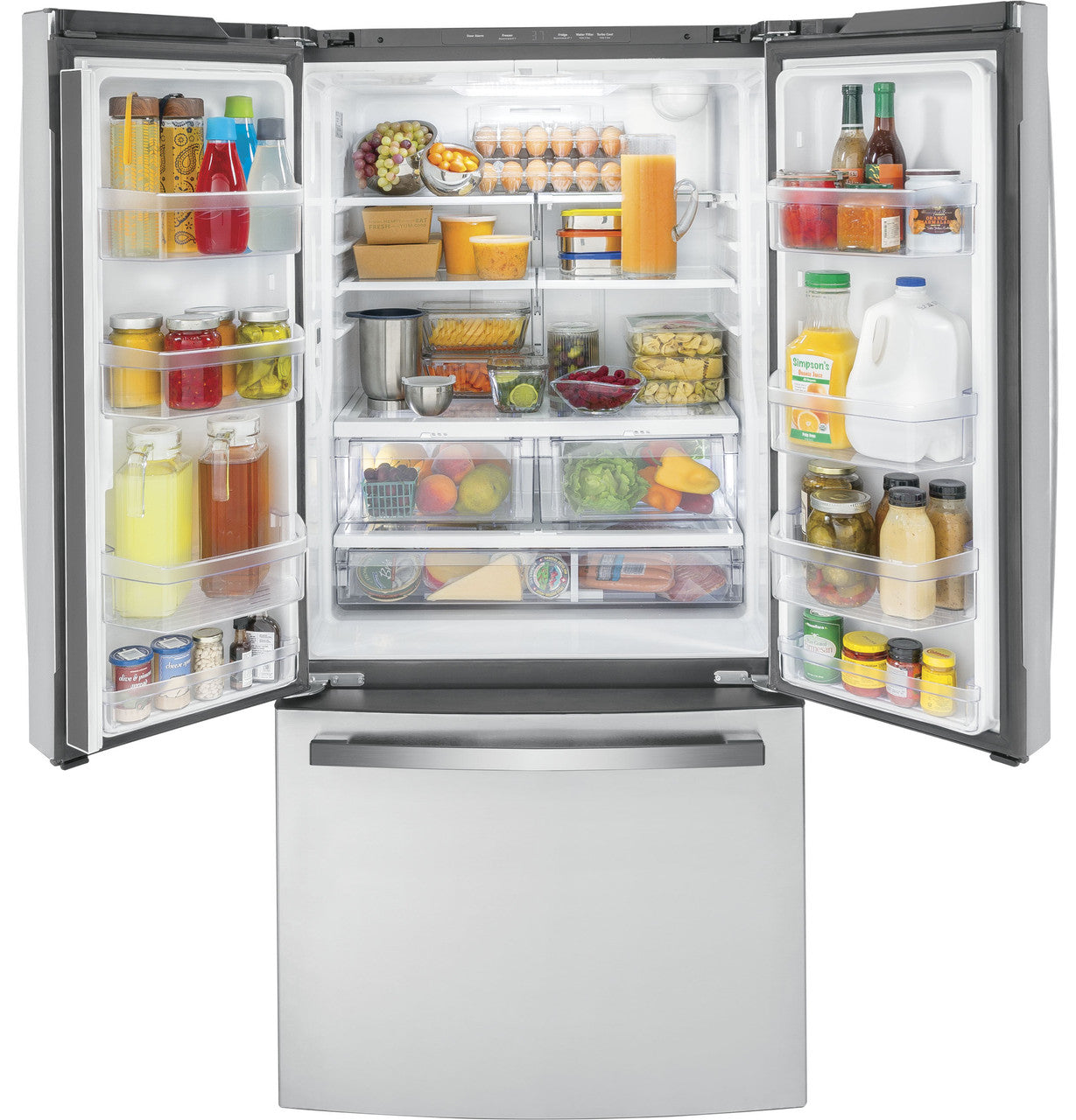 GE Refrigerator 33" Counter Depth Stainless Steel GWE19JSLSS