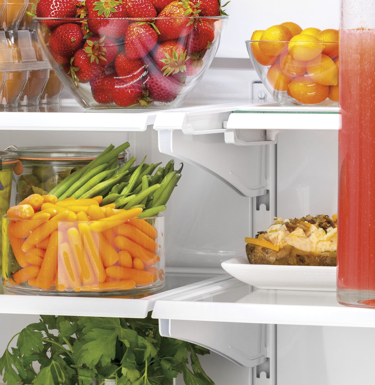 GE Refrigerator 33" Counter Depth Stainless Steel GWE19JSLSS