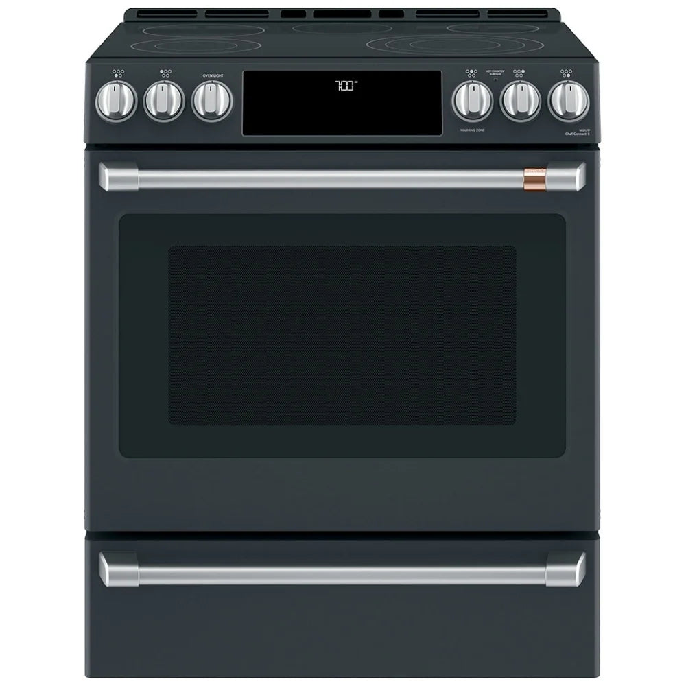Cafe 30" Electric Range Matte Black CCES700P3MD1