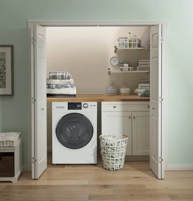 GE Washer 24" White GFQ14ESSNWW