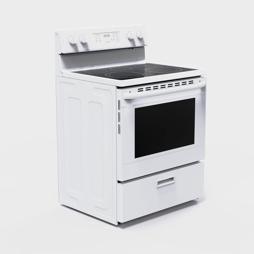 Saskatchewan 30" White Freestanding Electric Range
