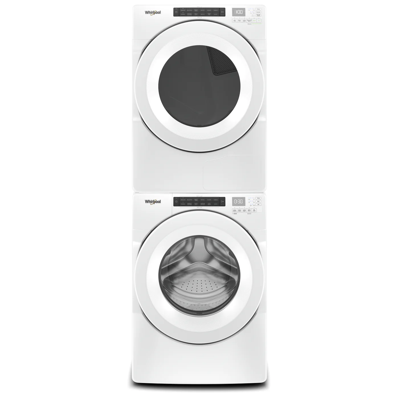 Whirlpool Washer and Dryer 27" White WFW560CHW & YWED5620HW