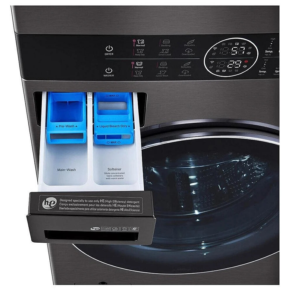 LG Laundry Centre 27" Black Stainless Steel WKEX200HBA
