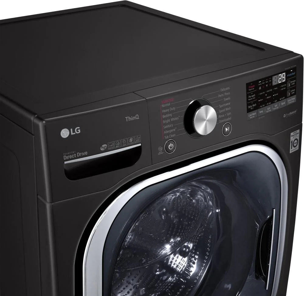 LG Washer 27" Black Stainless Steel WM4500HBA