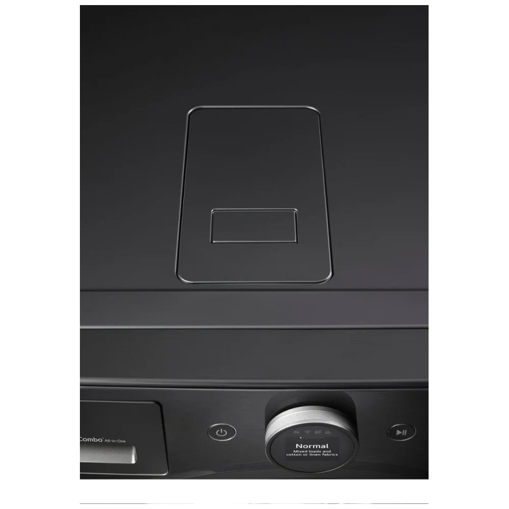 LG Washer and Dryer 27" Black Stainless Steel WM6998HBA