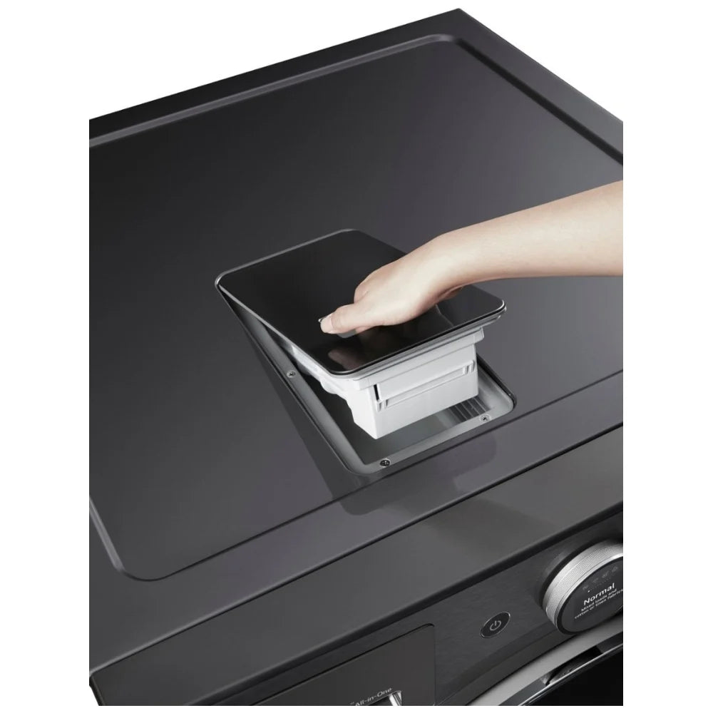 LG Washer and Dryer 27" Black Stainless Steel WM6998HBA
