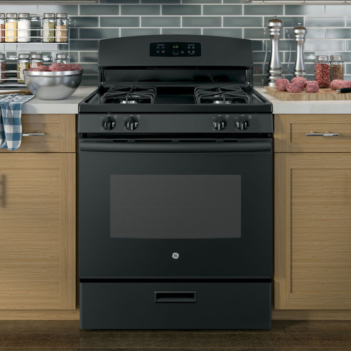 GE Ranges 30" Black JCGBS60DEKBB