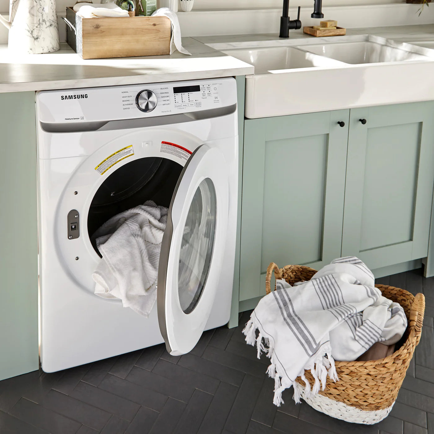 Samsung Dryer 27" White DVE45T6005W