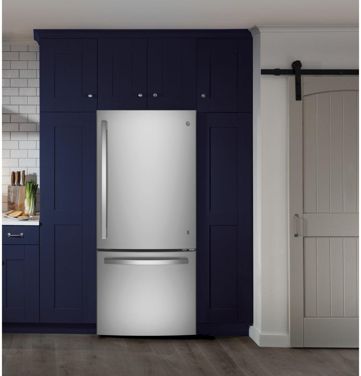 GE Refrigerator 33" Stainless Steel GDE25ESKSS