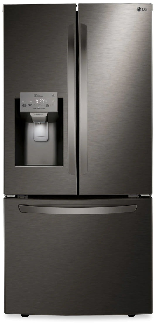 LG Refrigerator 33" Black Stainless Steel LRFXS2503D