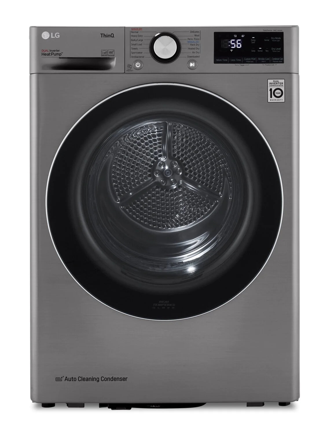 LG Dryers 24" Graphite Steel DLHC1455P