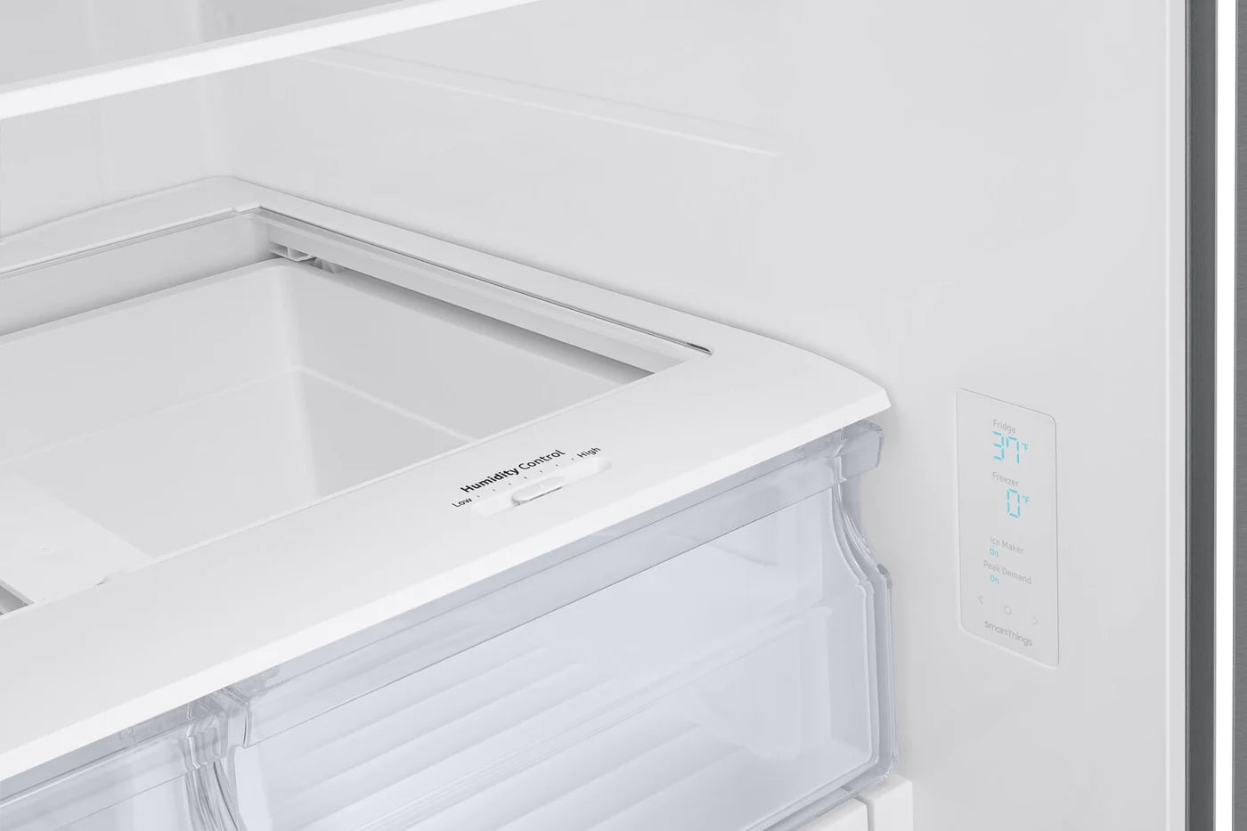 Samsung RF22A4111SR_30-Inch W 21.8 Cu.Ft. French Door Refrigerator with Icemaker in Freezer in Stainless Steel_AB1278