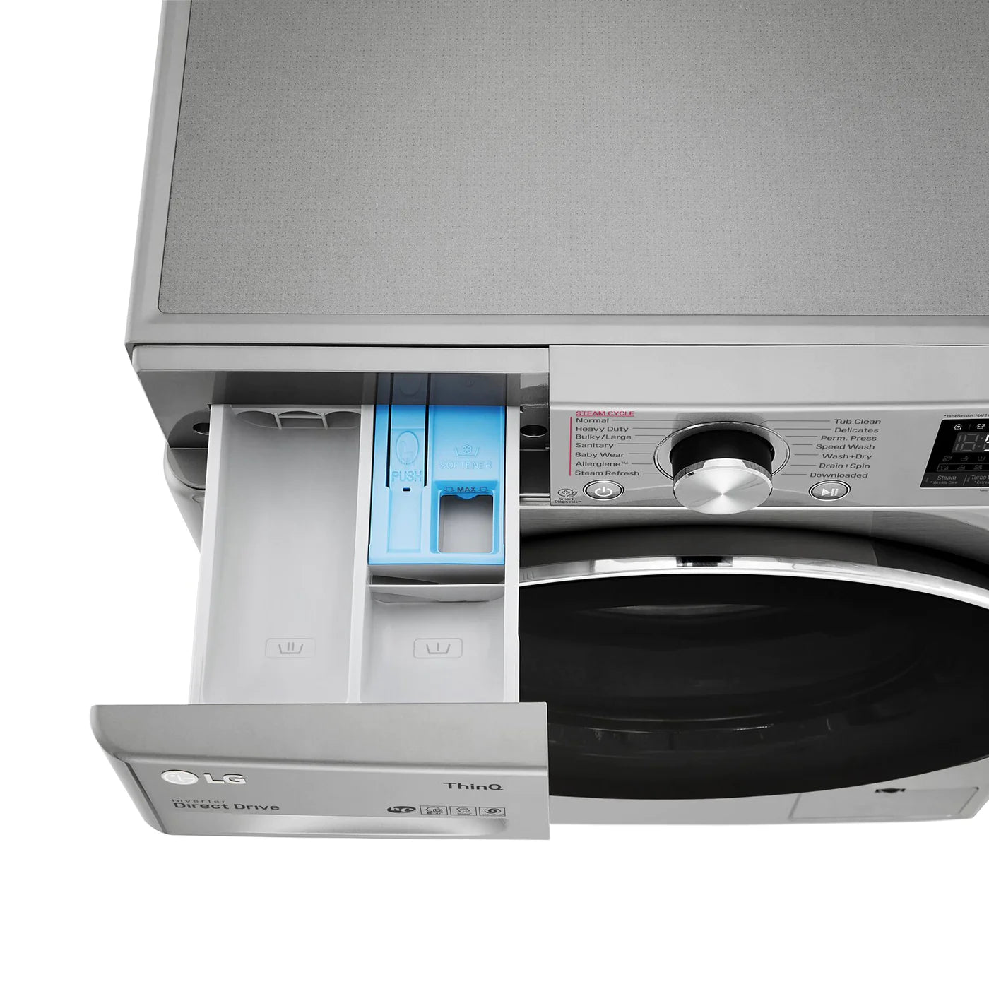 LG Washer and Dryer 24" Graphite Steel WM3555HVA