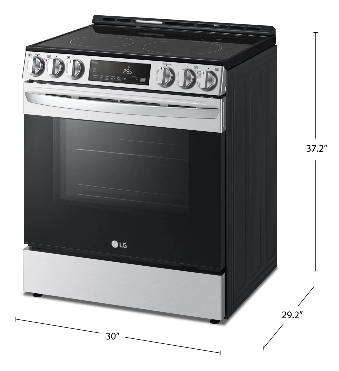 LG Ranges 30" Stainless Steel LSEL6333F
