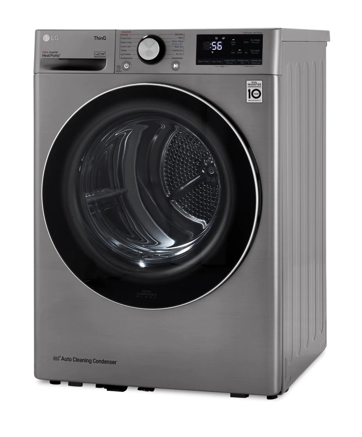 LG Dryers 24" Graphite Steel DLHC1455P