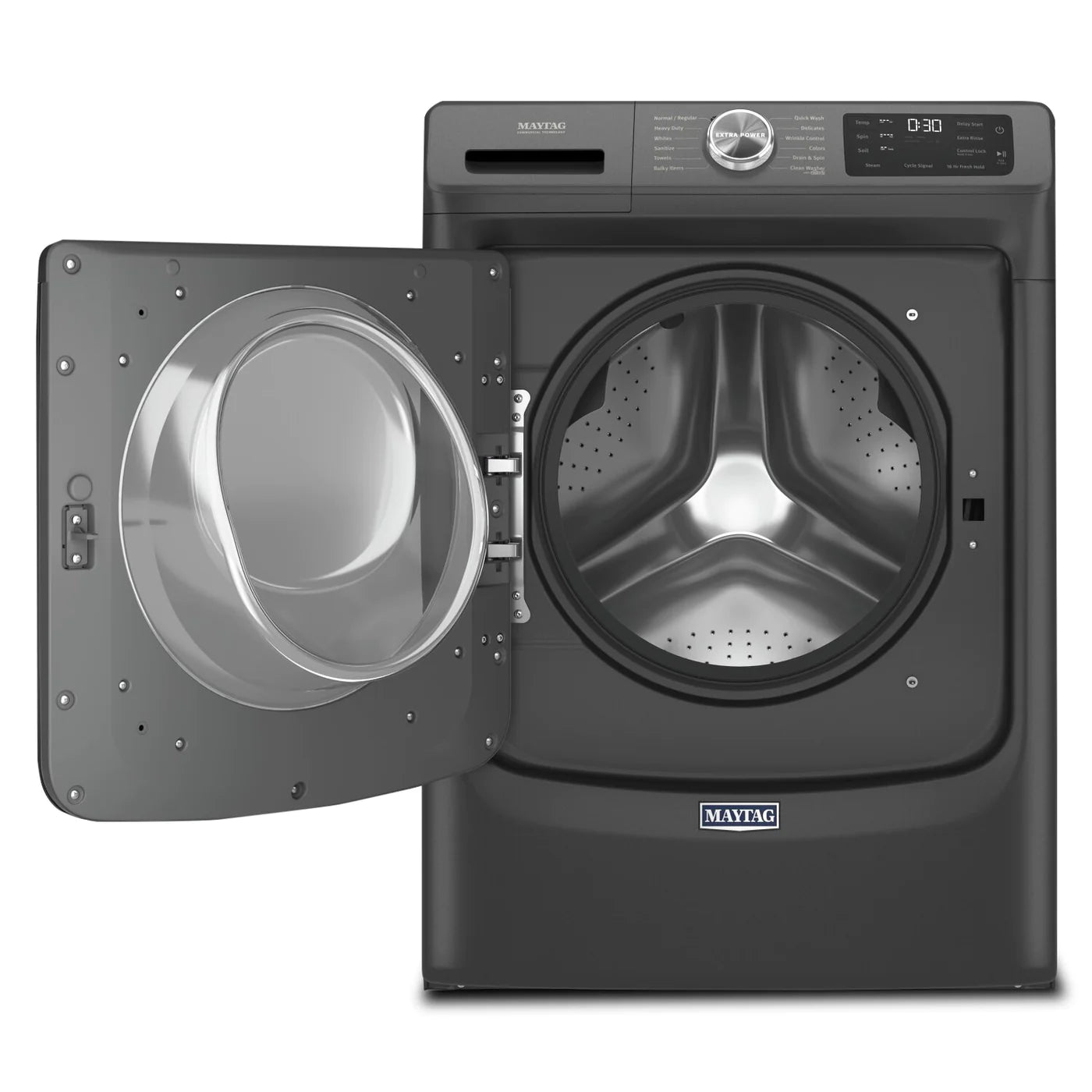 Maytag Washer 27" Black Stainless Steel MHW6630MBK