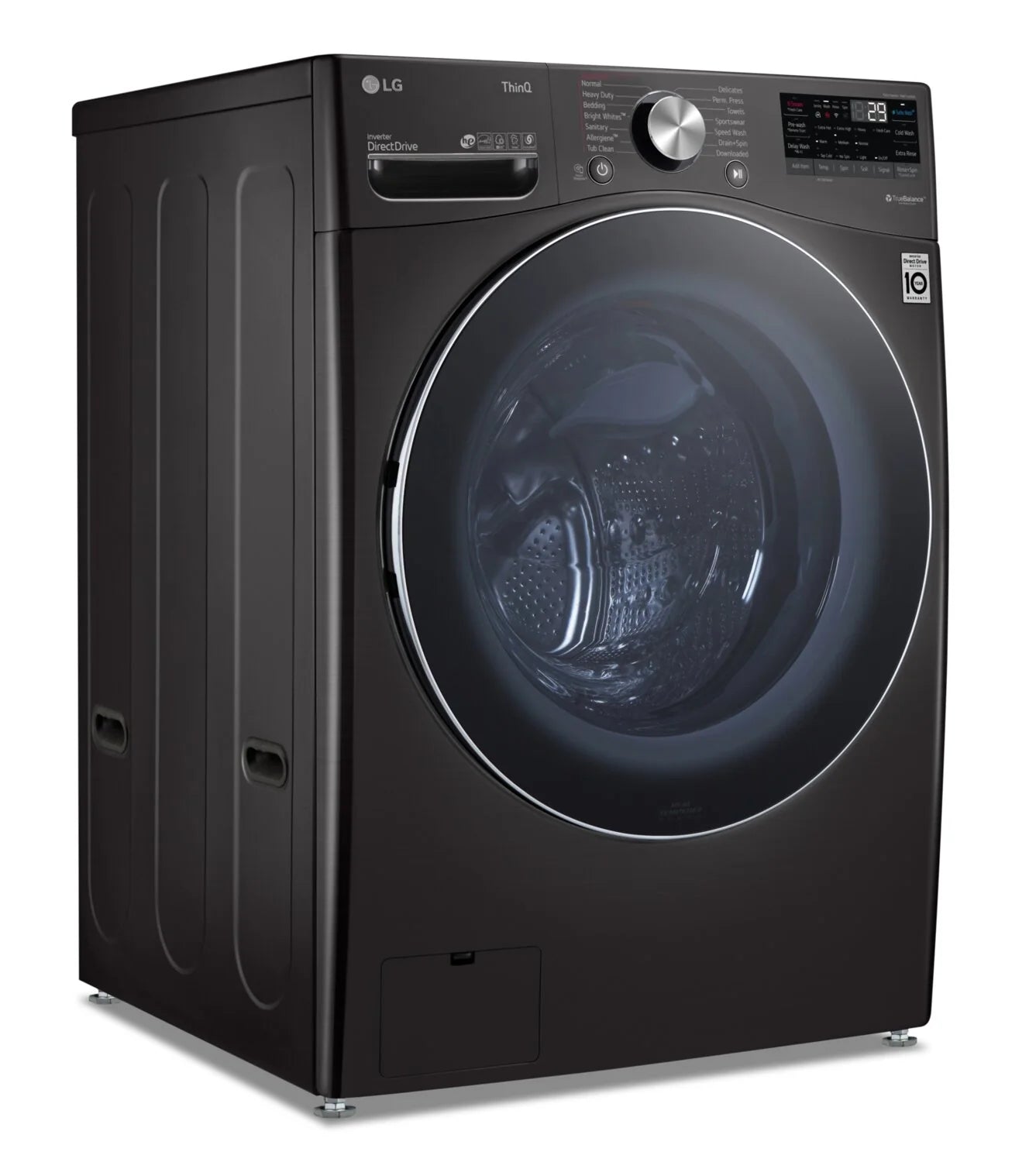 LG Washer 27" Black Stainless Steel WM4100HBA