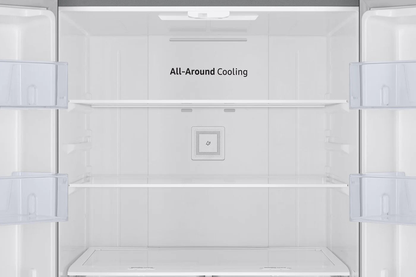 Samsung RF22A4111SR_30-Inch W 21.8 Cu.Ft. French Door Refrigerator with Icemaker in Freezer in Stainless Steel_AB1278