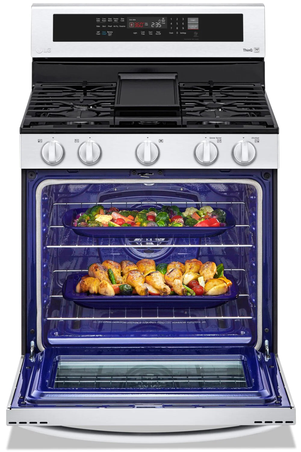 LG Range 30" Stainless Steel LRGL5825F