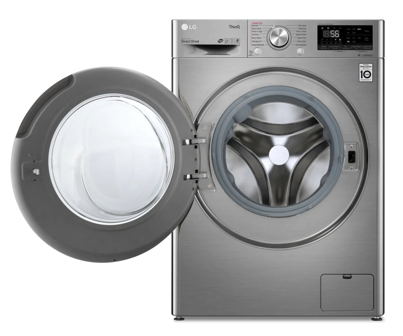 LG Washer and Dryer 24" Graphite Steel WM3555HVA