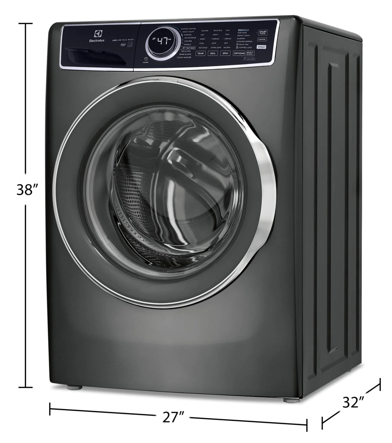 Electrolux Washer 27" Titanium ELFW7537AT