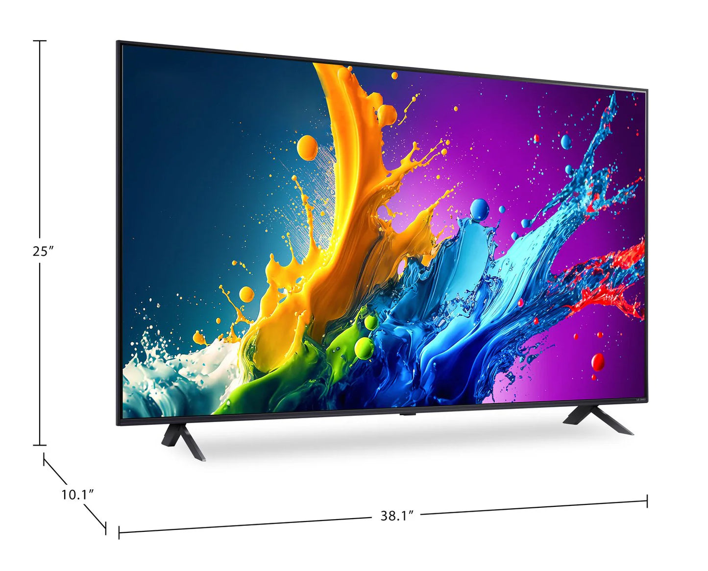 LG Television 43" Black 43QNED80TUC