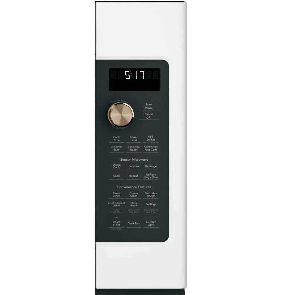 GE Microwaves 30" White CVM517P4MW2 - Appliance Bazaar