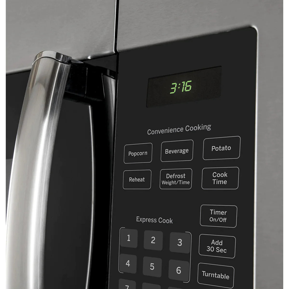 GE Microwaves 30" Stainless Steel JVM1635SFC - Appliance Bazaar