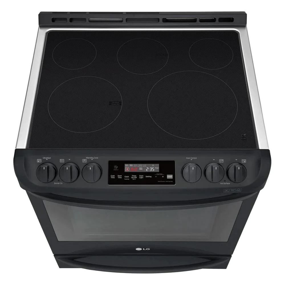 LG Ranges 30" Matte Black Stainless Steel LSE5613BM - Appliance Bazaar