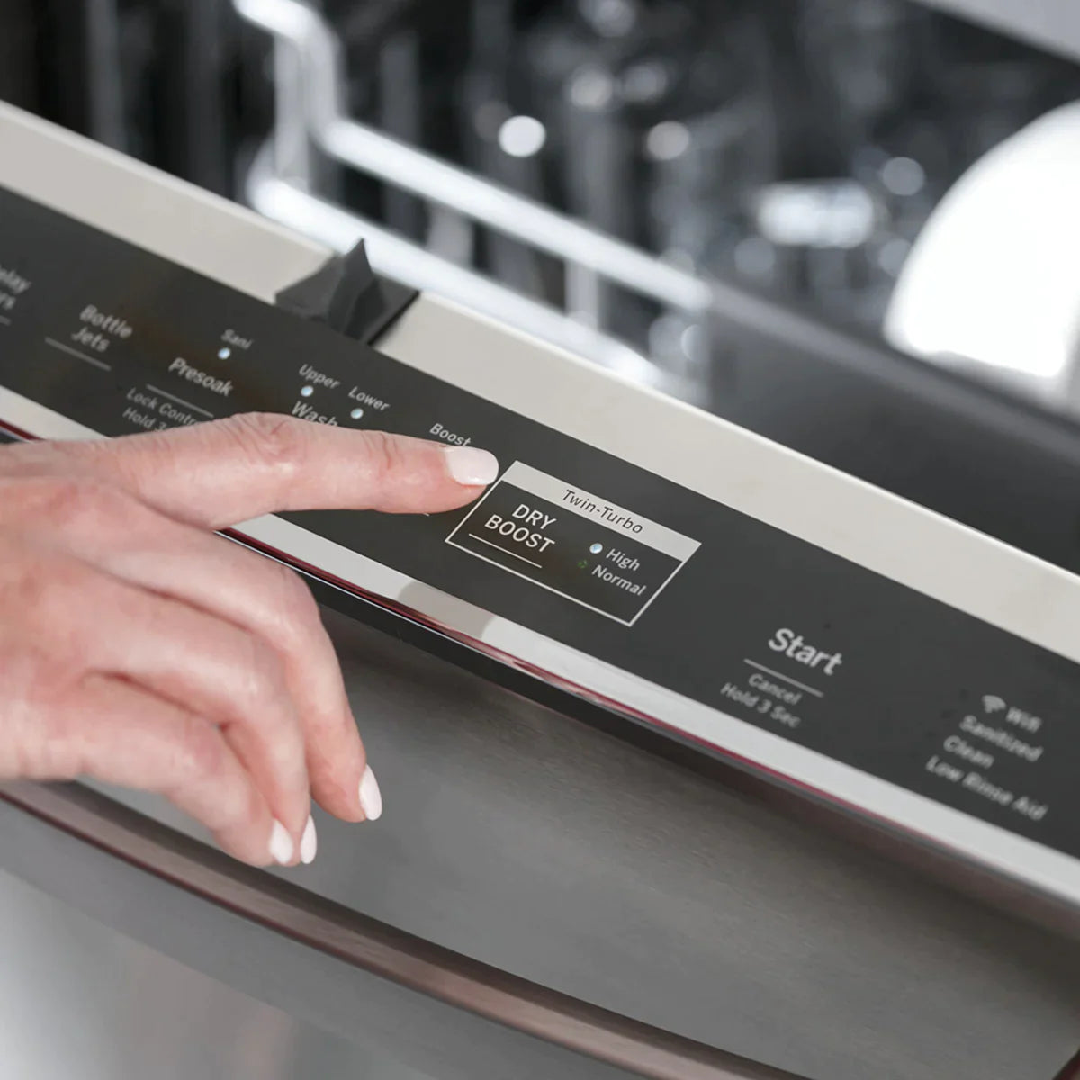 GE Dishwashers 24" Stainless Steel PDT785SYNFS - Appliance Bazaar