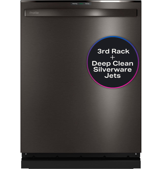 GE  Dishwasher 24" Black Stainless Steel PDT715SBNTS