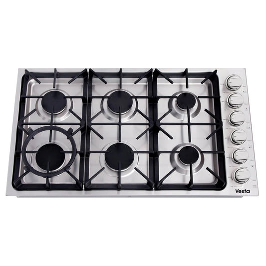 Vesta Vermont Gas Cooktops-36SS