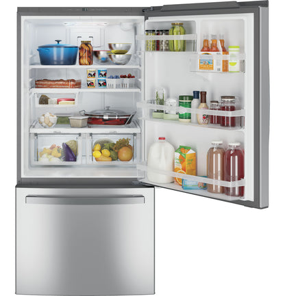 GE Refrigerator 33" Stainless Steel GDE25ESKSS