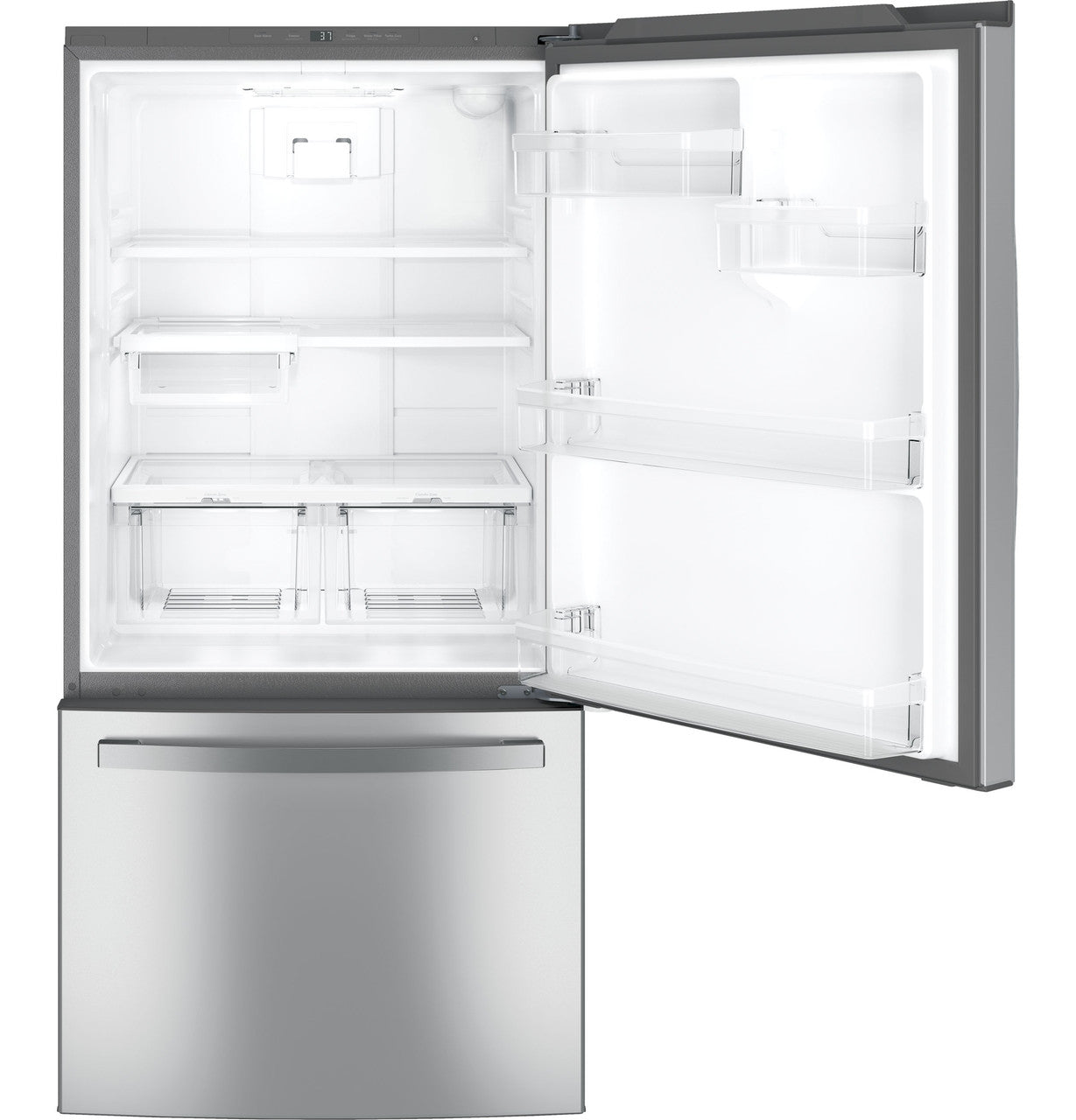 GE Refrigerator 33" Stainless Steel GDE25ESKSS