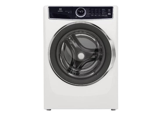 Electrolux ELFW7537AW Front Load Washer_27" Width_ENERGY STAR Certified_5.2 cu. ft. Capacity_Steam Clean_10 Wash Cycles_5 Temperature Settings_Stackable_1300 RPM Washer Spin Speed_Water Heater_White colour_AB1243
