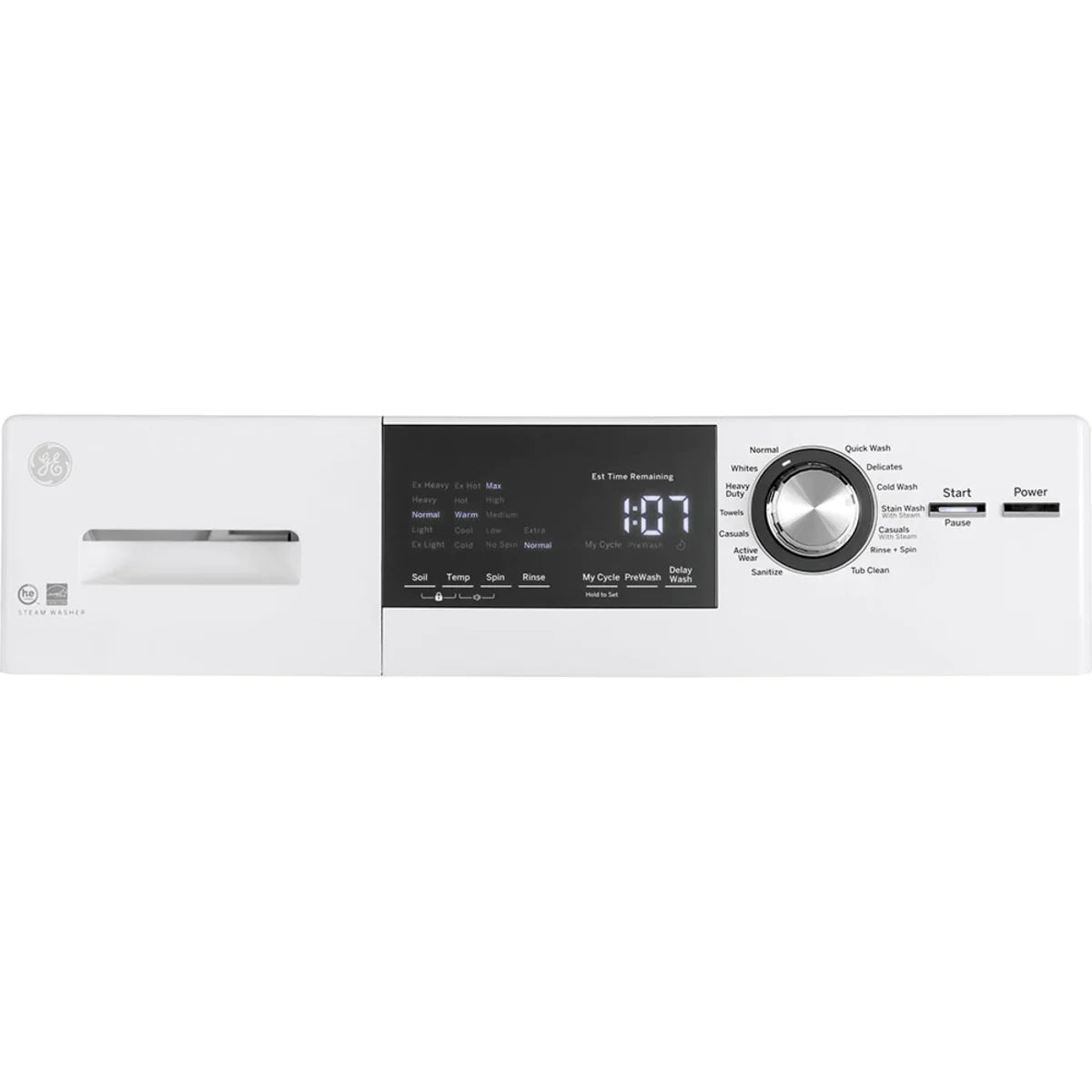 GE Washer 24" White GFW148SSMWW