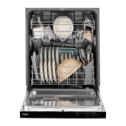 Whirlpool Dishwashers 24" Black Stainless Steel WDP560HAMZ