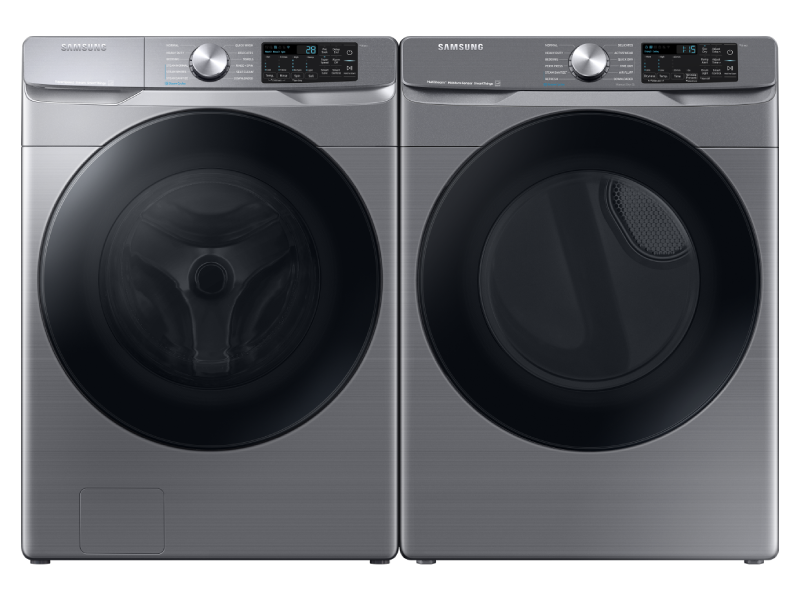Samsung Washer and Dryer 27" Grey WF45B6300AP_DVE45B6305P