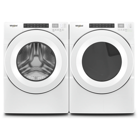 Whirlpool Washer and Dryer 27" White WFW560CHW & YWED5620HW