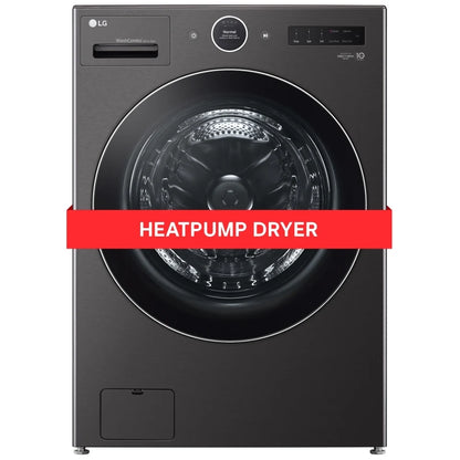 LG Washer and Dryer 27" Black Stainless Steel WM6998HBA