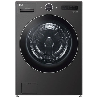 LG Washer and Dryer 27" Black Stainless Steel WM6998HBA