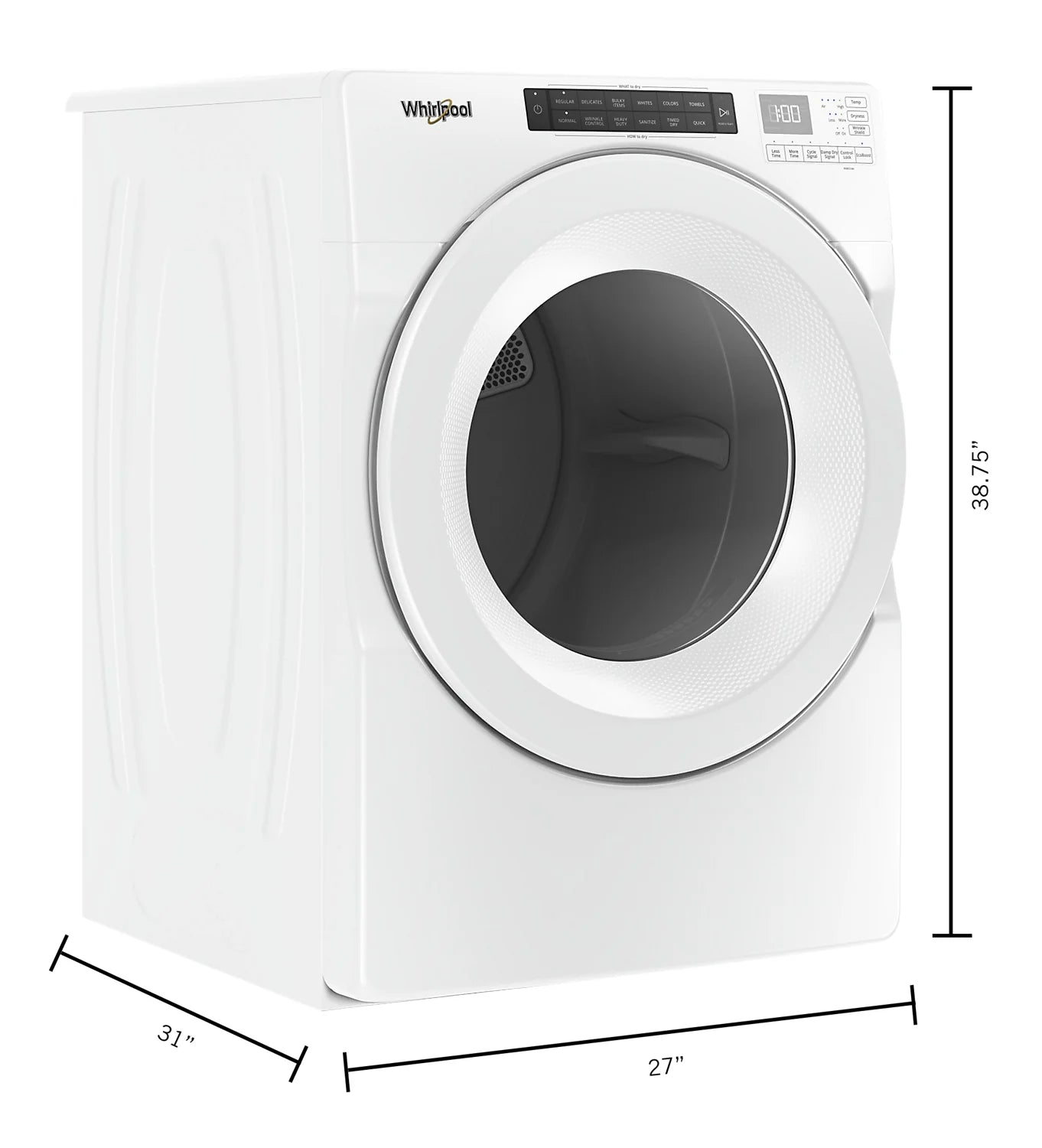 Whirlpool Dryer 27" White YWED5620HW