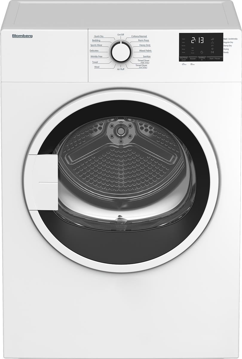 Blomberg Washer & Dryer 24" White WM72200W & DV17600W