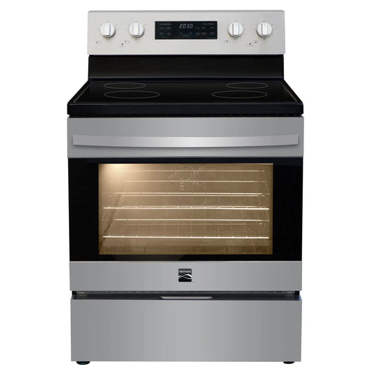 30 inch 5 cu ft Rear Control Smooth Top Electric Range with Airfry and Convection