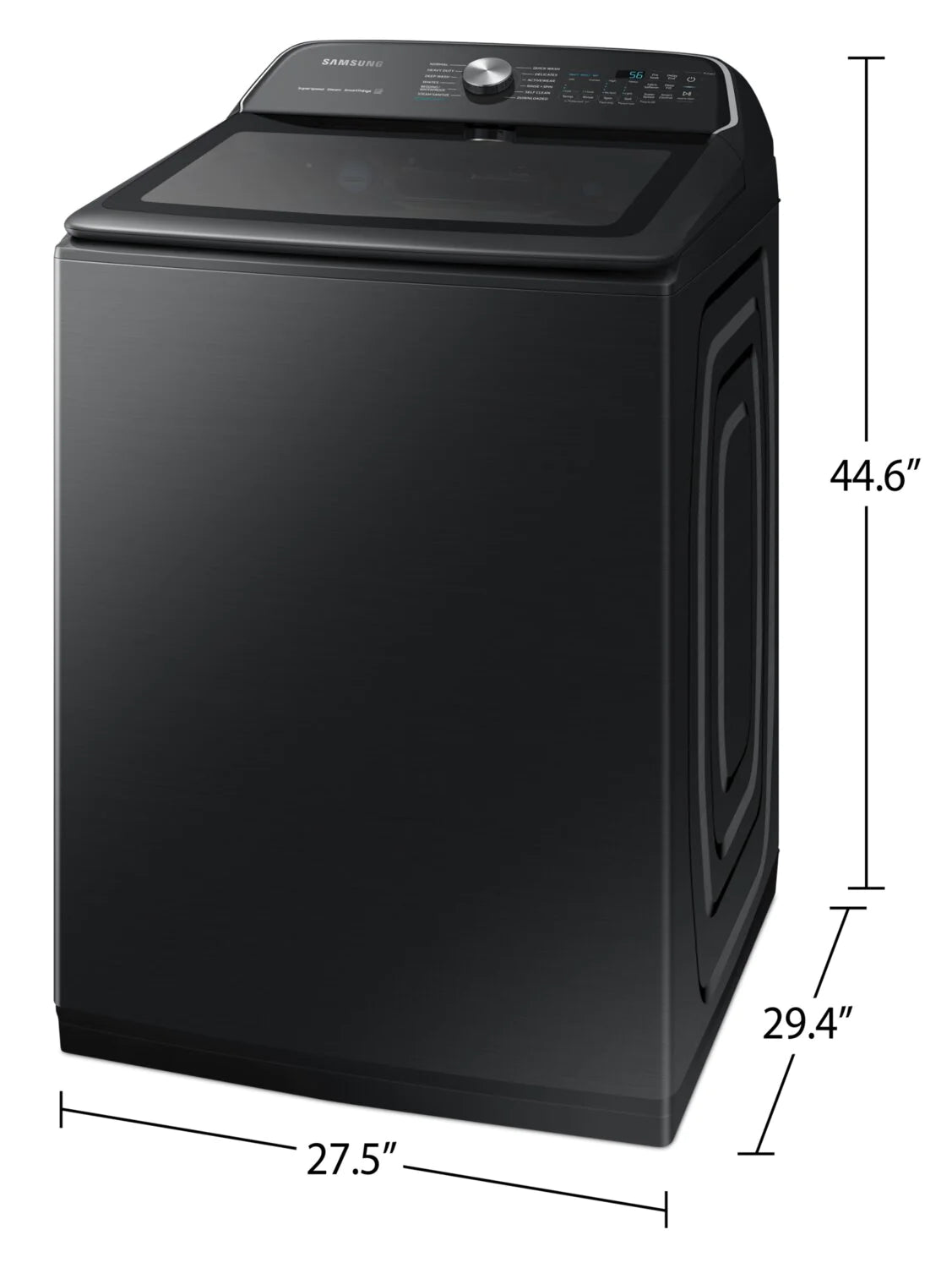 Samsung Washer 27" Black Stainless Steel WA52B7650AV