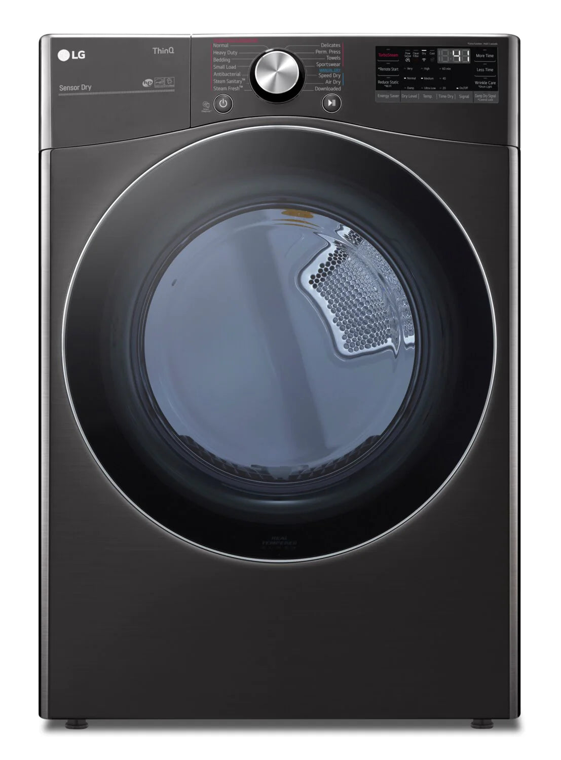 LG Dryers 27" Black Stainless Steel DLGX4201B