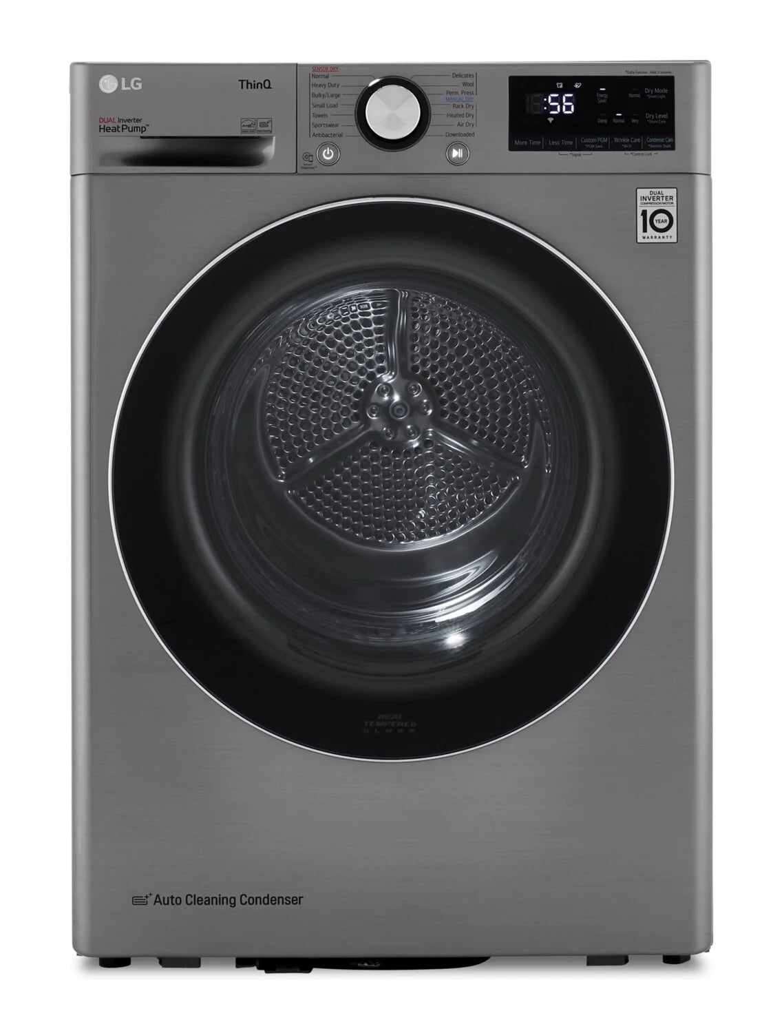 LG Dryers 24" Graphite DLHC1455P