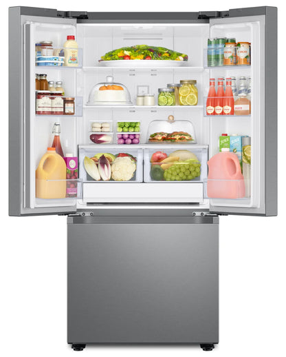 Samsung RF22A4111SR_30-Inch W 21.8 Cu.Ft. French Door Refrigerator with Icemaker in Freezer in Stainless Steel_AB1278