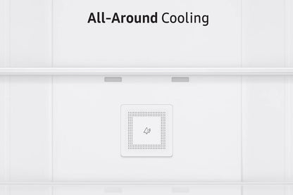 Samsung RF22A4111SR_30-Inch W 21.8 Cu.Ft. French Door Refrigerator with Icemaker in Freezer in Stainless Steel_AB1278